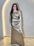 The Amira Khaki Dress