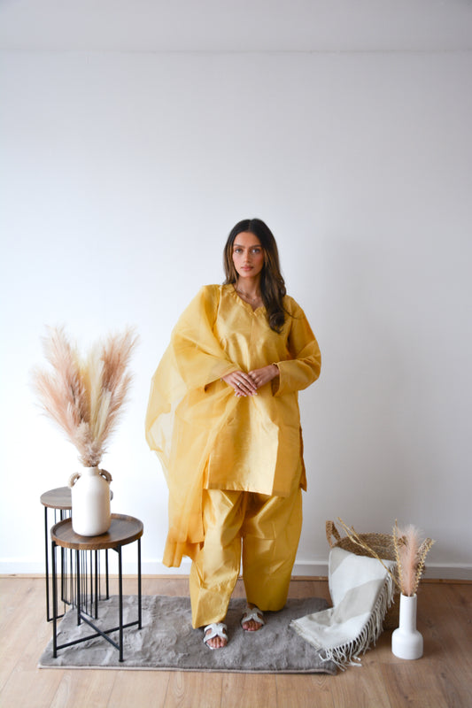 YELLOW FARSHI 3 PC