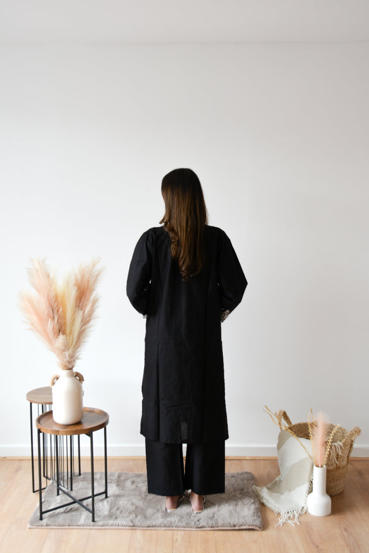 ELEGANT BLACK 2 PC CO ORD