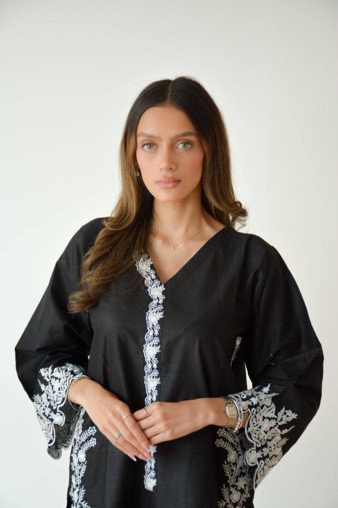 ELEGANT BLACK 2 PC CO ORD