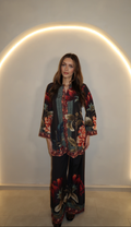 ELEGANT BUTTONED 2PC FLORAL CO ORD